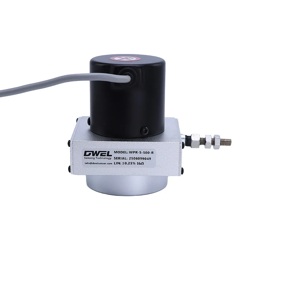 DWEL WPR 10mm-50m 4-20mA 0-10V RS485 Linear Wire Position Sensor Pull Cable Displacement Transducer