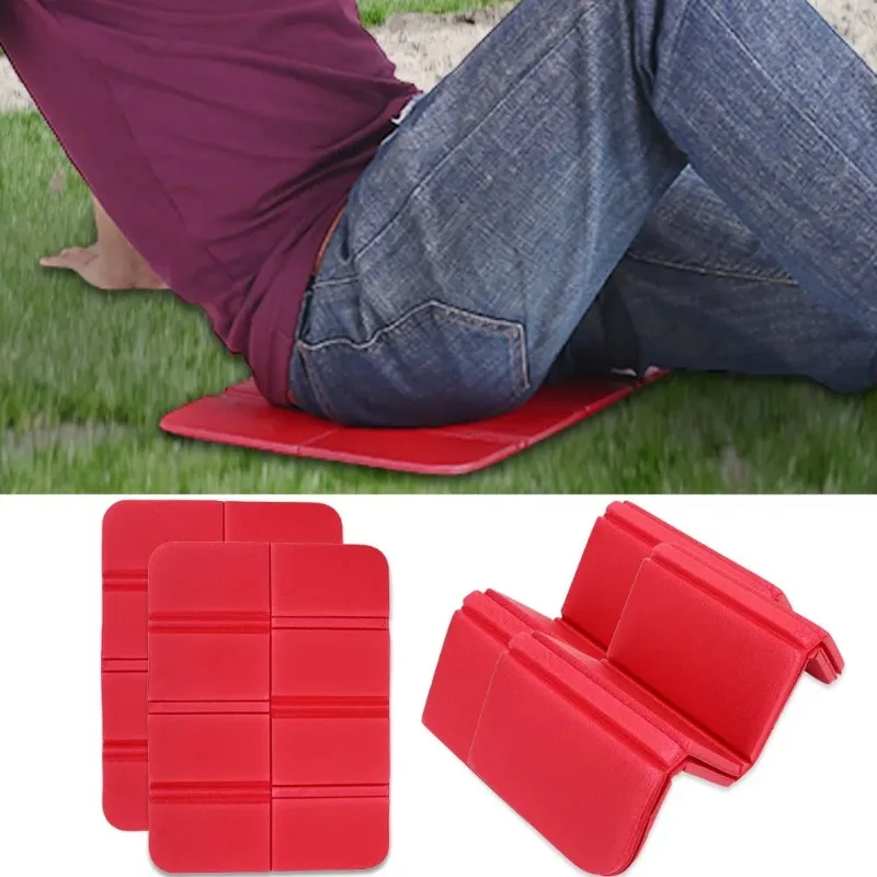 Camping Foldable Folding Portable Sleeping Pad Waterproof Picnic Cushion Foam Mat for Camping Picnic BBQ Camping Equipment  타프