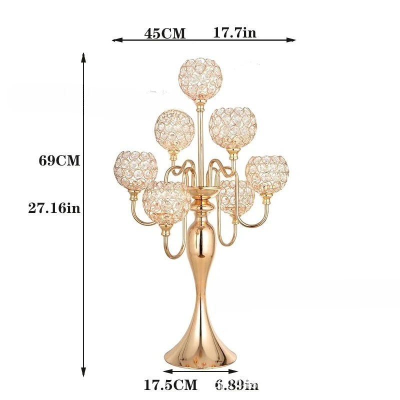 

Cross-border wedding props candlestick home party party party candlestick wedding hotel western restaurant dining table