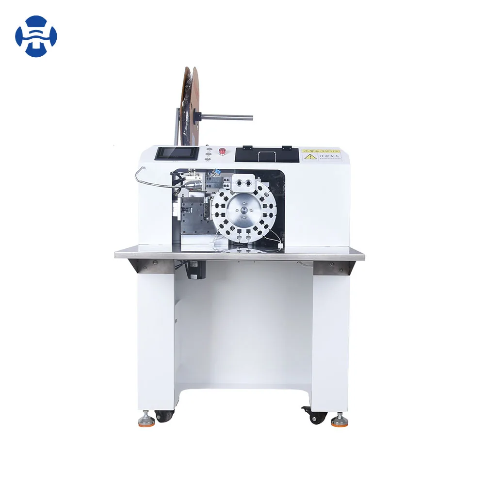 New Energy Large Square Heat Shrink Casing Machine Automatically Cable Manufacturing Heating Shrinkable Tube Stripping