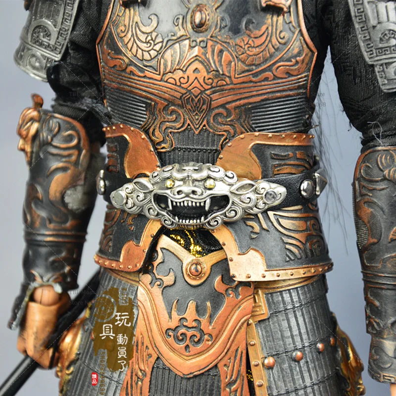 Accesorio masculino a escala 1/6, cinturón con cabeza de bestia, correa de doble hebilla de León para WorldBox AT020 de 12 pulgadas, 303 juguetes, figura de soldado haoyutoys