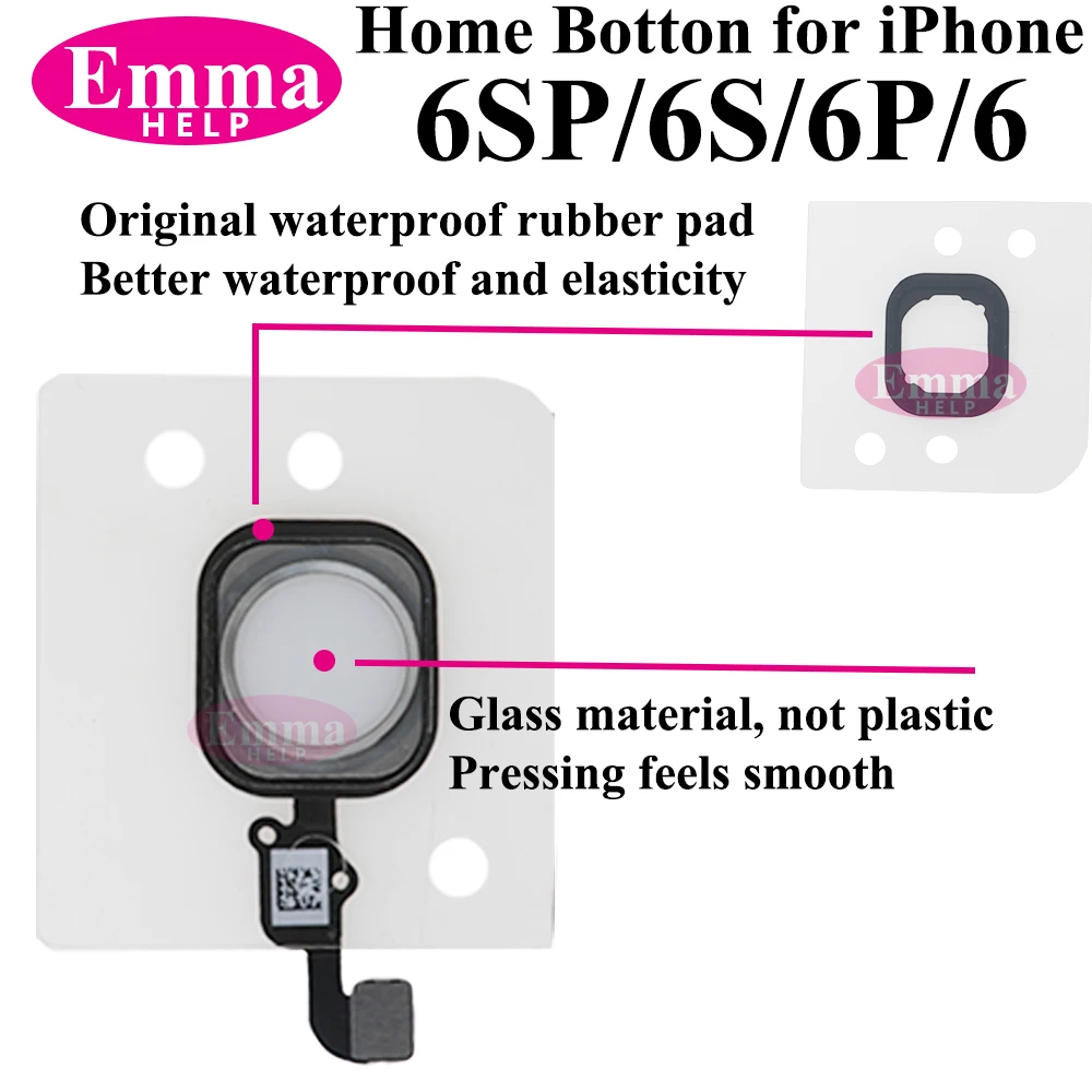 EmmaHelp 1pcs Touch Version Home Button Flex For iPhone 7 8 Plus SE2020 6S 6 Universal Back Return Function Solution repair tool