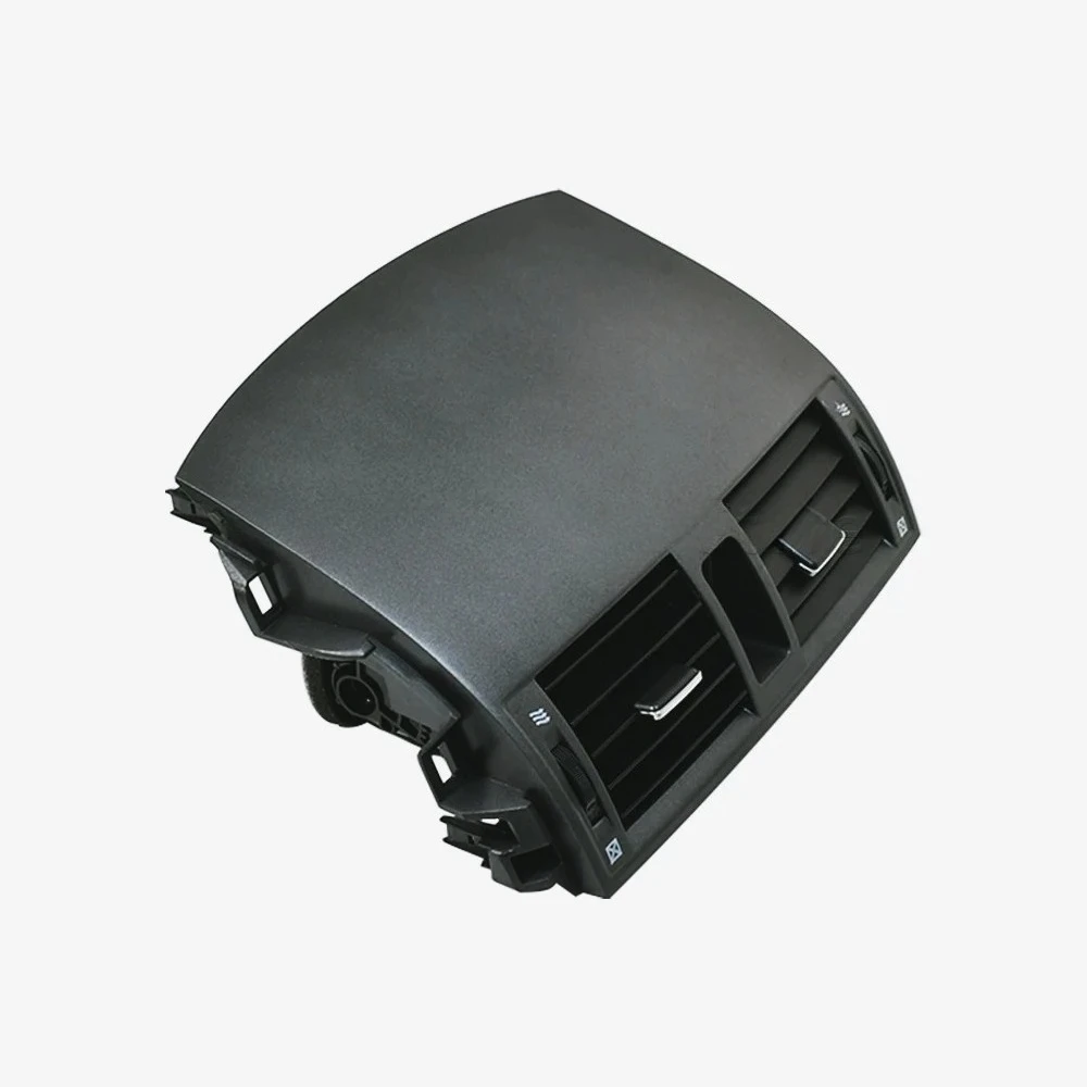 Panel central de aire acondicionado para coche, cubierta de rejilla central negra para Toyota Corolla Altis 20