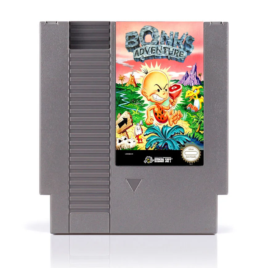 Big Sale Bonk's Adventure 72 Pins Game Card For 8 Bit Game Player