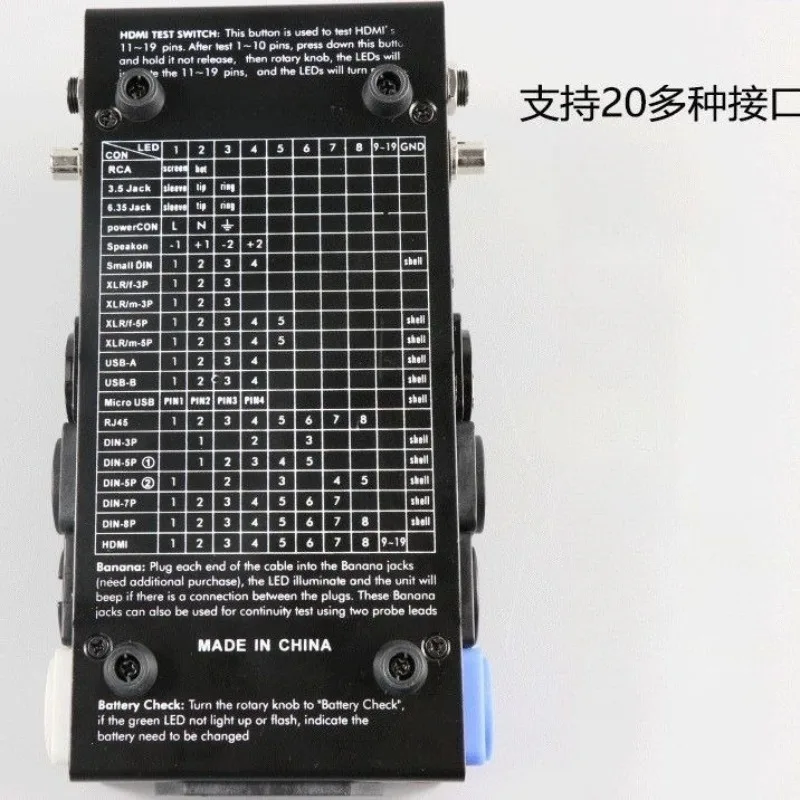 CT20 multifunctional cable audio cable Xanon HDMI signal tester network detector cabletester