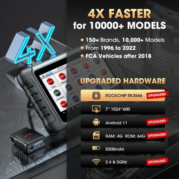 Autel MaxiPRO MP808S-TS TPMS Scanner Strumento diagnostico bidirezionale Programmazione TPMS Codifica ECU Versione 2024 PK MP808BTPRO