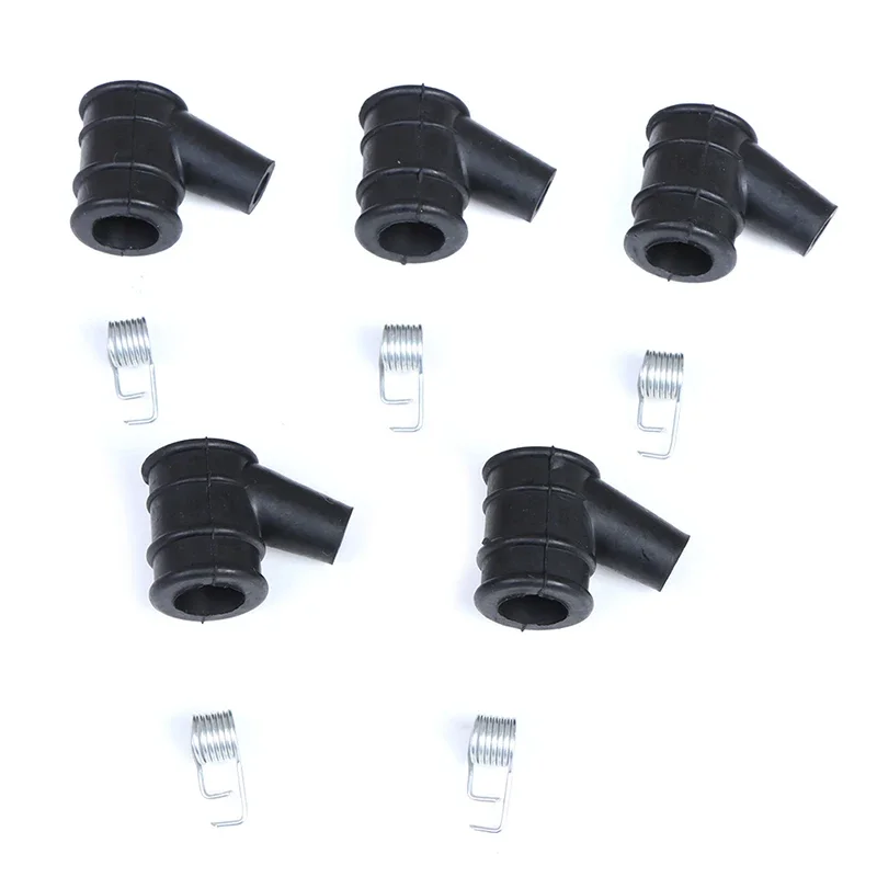 5 Sets 2-Stroke Ignition Coil Cap With Springs Set For 45CC52CC58CC Chain Saw