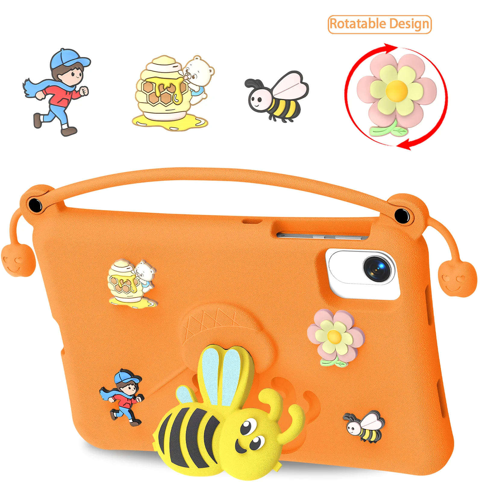 Cute Kids Case for Honor 11.5inch Pad X9 X8 Pro  2023 Pad X9A X10 PRO 2026 Durable Lightweight EVA Shockproof Protective Handle