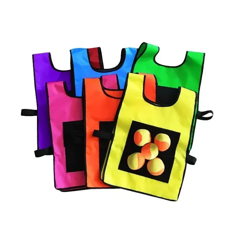 سترة جيرسي لاصقة للأطفال، لعبة تفاعلية بين الوالدين والطفل للبالغين في الهواء الطلق، دعائم الهدف، لعبة عيد ميلاد رياضية