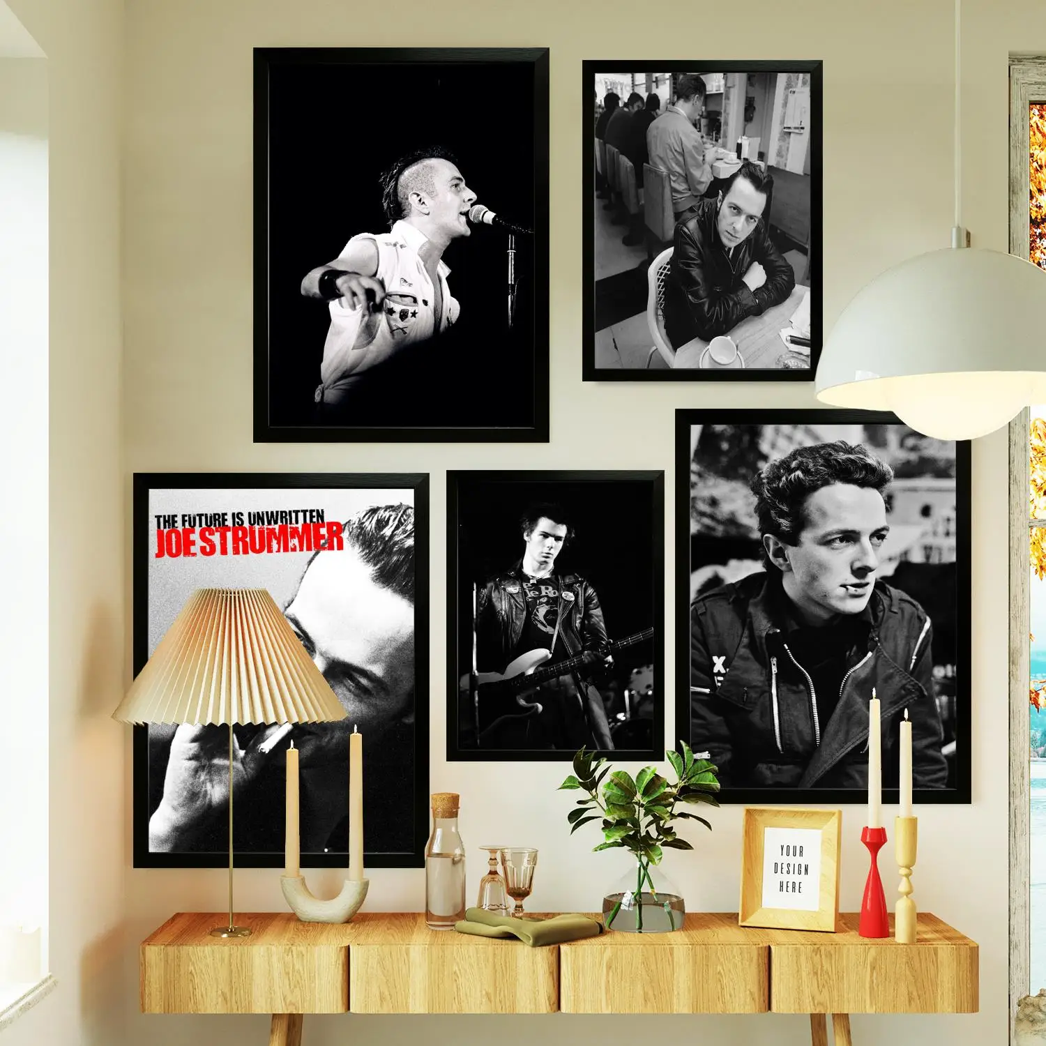 Joe Strummer Poster Prints Wall Art Canvas Painting Poster For Modern Family Living Room Home Decor