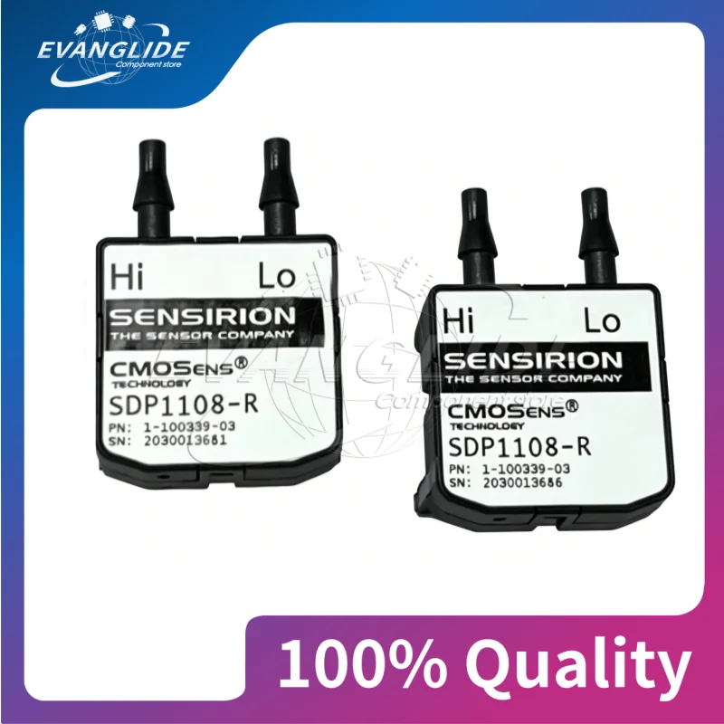 1 PCS SDP1108-R Bidirectional flow differential pressure sensor, pressure sensor Digital differential pressure sensor