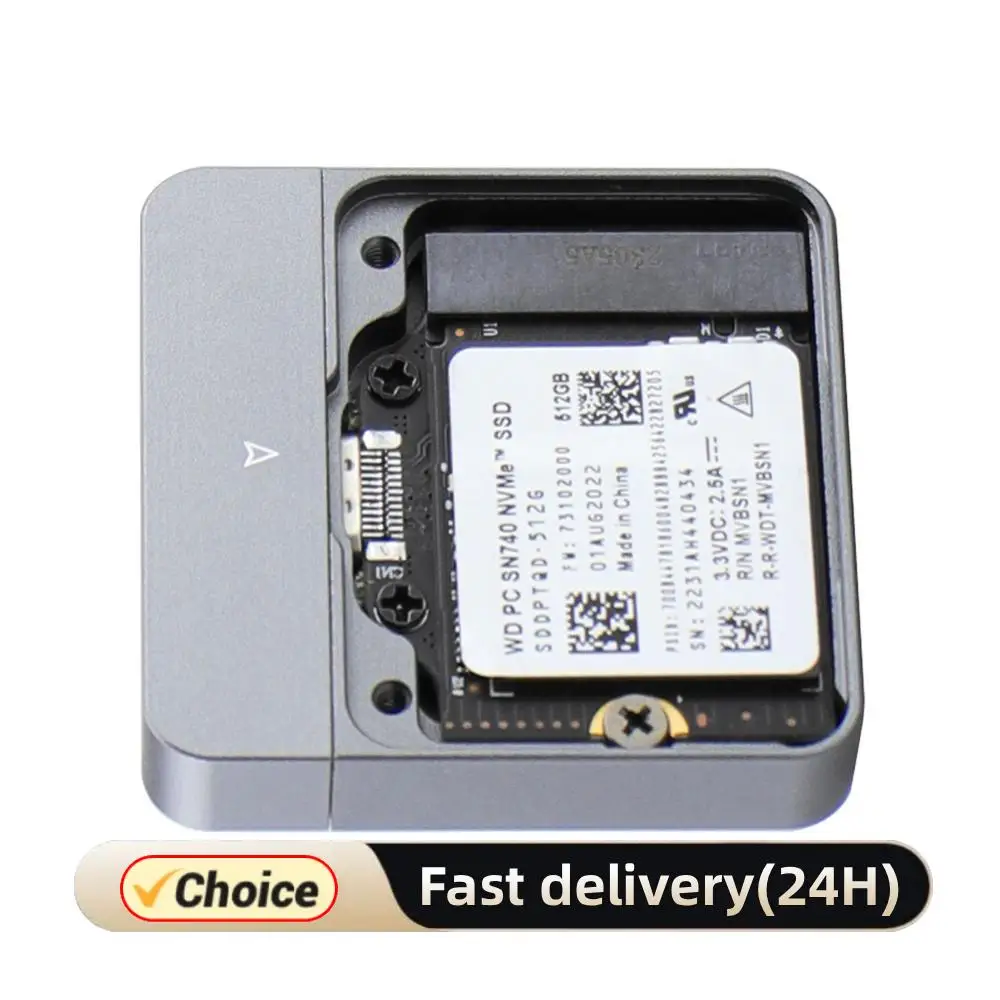 

Корпус SSD M.2 NVMe 2230, адаптер USB C, 10 Гбит/с, внешний корпус USB3.2 Gen2 для M2 2230 NVMe SN740/SN530 520/PM991a/BG4/BC711