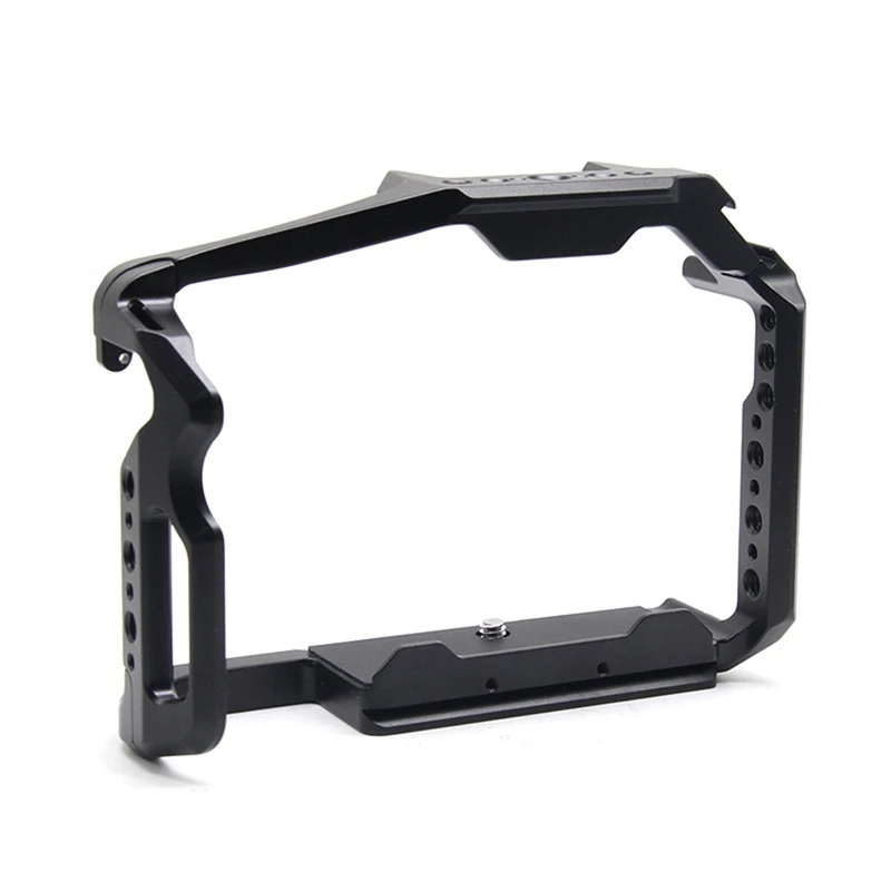 

Camera Cage Camera Frame Built-In Arca-Swiss Quick Release Plate With 1/4 Thread Holes For Panasonic LUMIX GH6