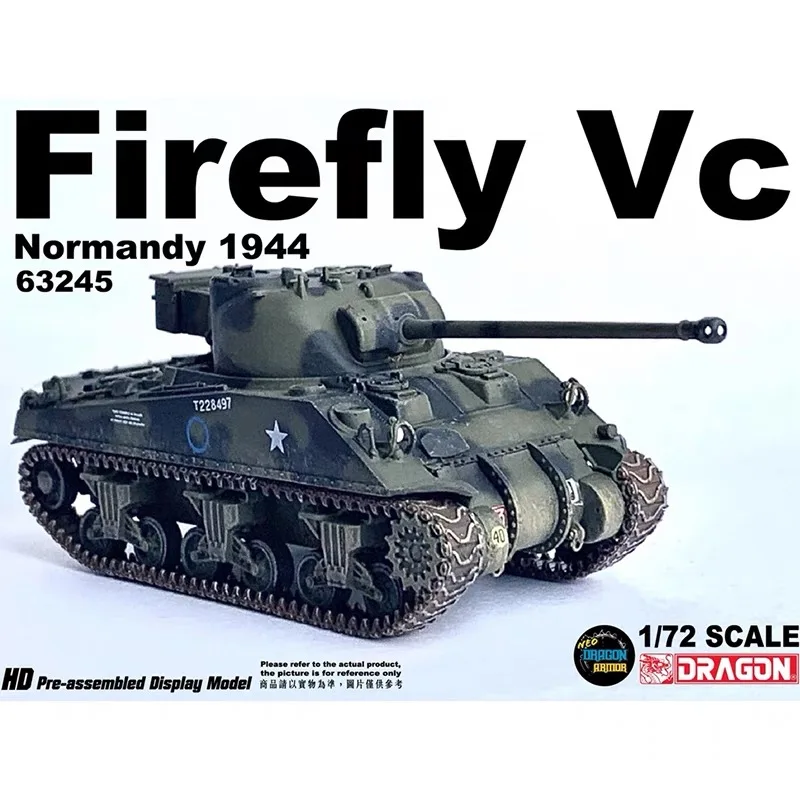 

NEW 1/72 Scale British Firefly Tank VC Nomandy 1944 Armored Vehicle Model 63245 For Figure Army Collection In Stock