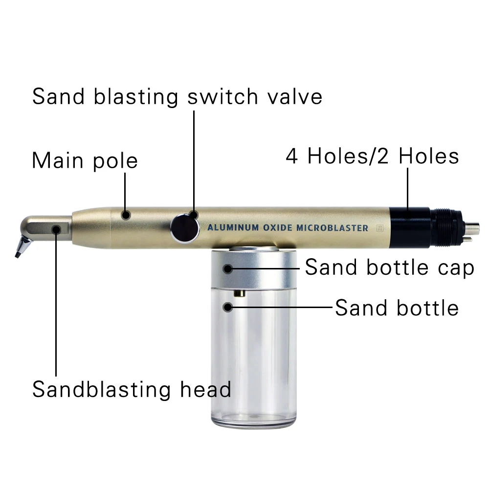 Dental Aluminum Oxide Micro Blaster With Water Spray Microetcher Sandblasting Air Abrasion Polisher Teeth Whitening Tools