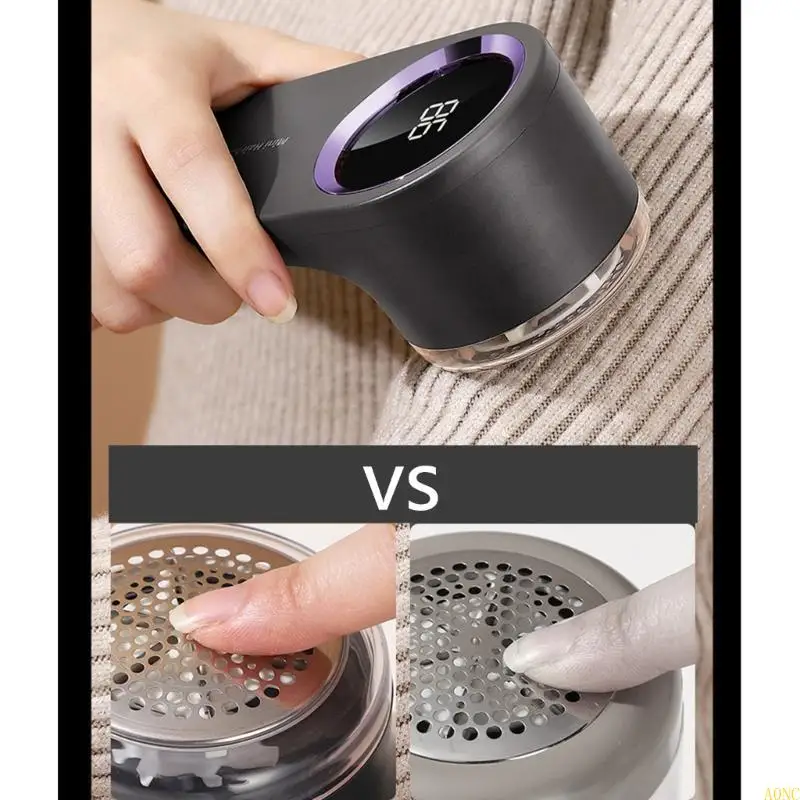 A0NC Electric Fluff Lints Removers USB أداة إعادة شحن القابلة لإعادة الشحن للمنزل