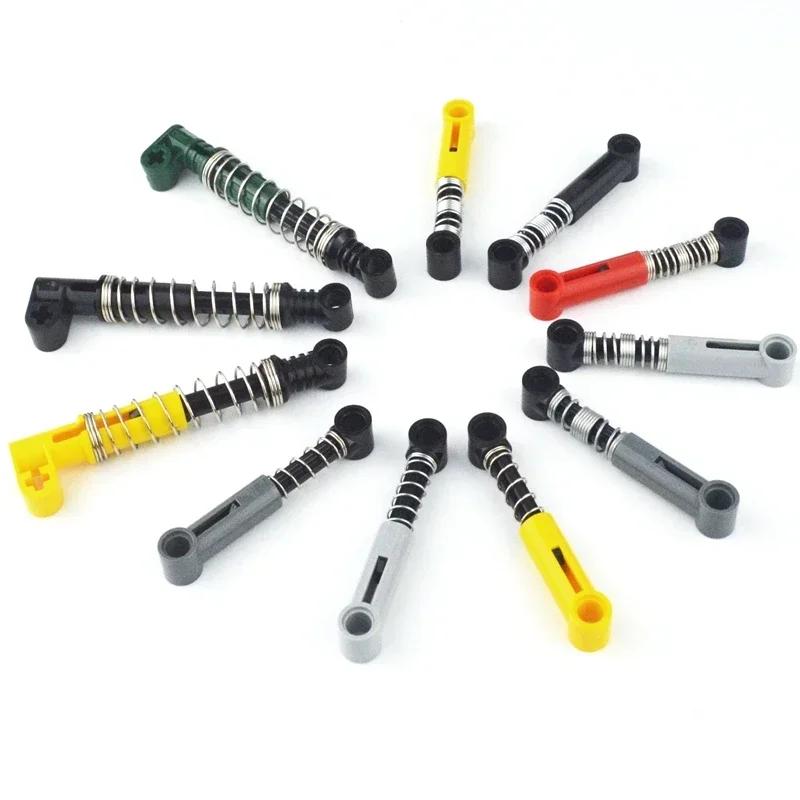 Spring 18404 76138 76537 Technical MOC Parts soft hard Spring Building Blocks Self-Locking Bricks Shock Absorber Accessories