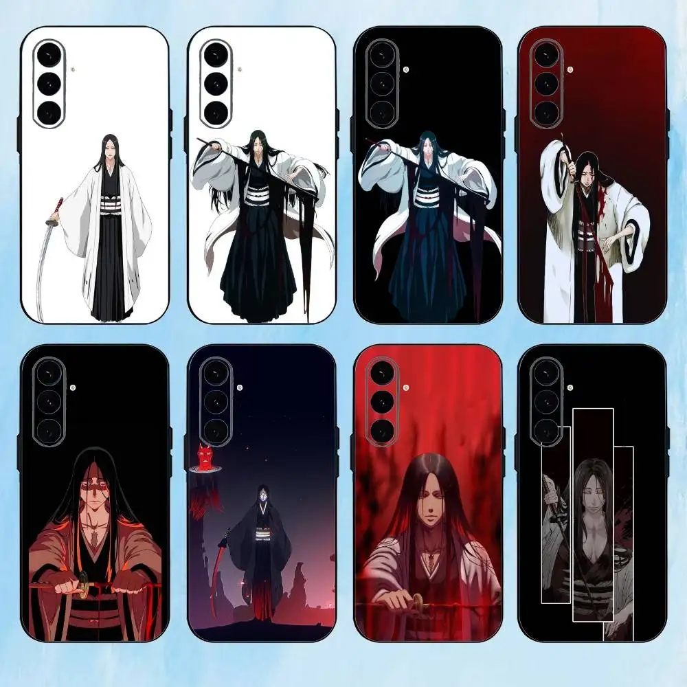 

R-Retsu U-Unohana A-Anime Phone Case For Samsung Galaxy A73,A72,A71,A70,A53,A52,A51,Others Soft Black Cover