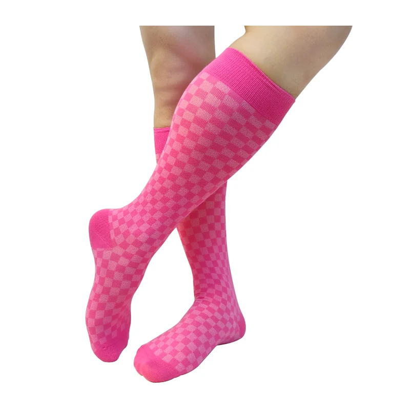 Long Mens Foram Dress Suit Socks Fashion Color Knee High Winter Business Hose Sexy Cotton Stocking Plaid Gift Socks