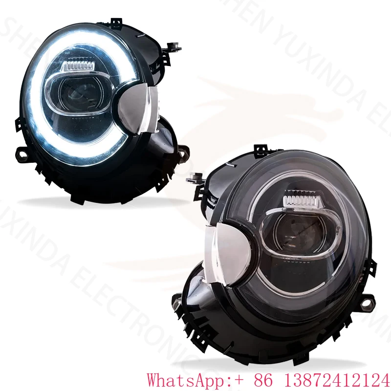 

For 07-13 BMW Mini R56 Modified LED Headlights R55R57R58R59 Dual Light Lens
