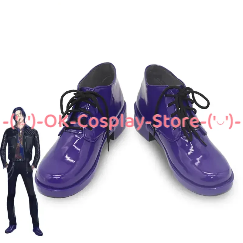 

Paradox Live Kanbayashi Yohei Cosplay Shoes PU Shoes Halloween Carnival Boots Cosplay Props Custom Made