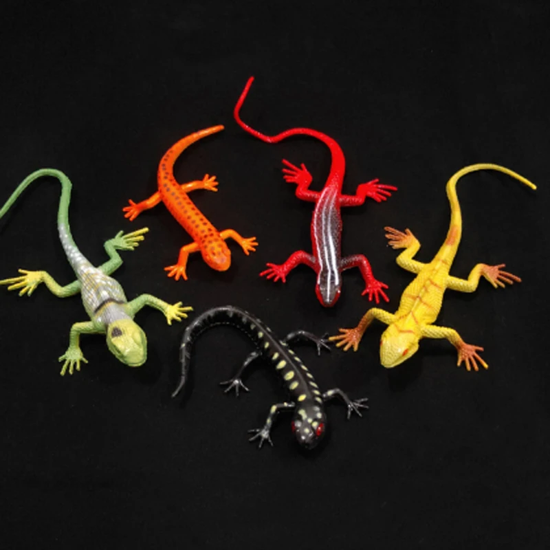 Nuova simulazione Reptile selvatico Bambole mobili Modelli di lucertola Giocattoli Scene cognitive educative per bambini Decorazione Scherzo Regali