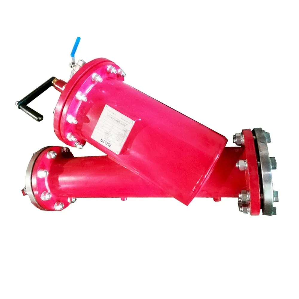 Manual/Automatic Cleaning Brush Water Filter Y Type Pipeline Filter