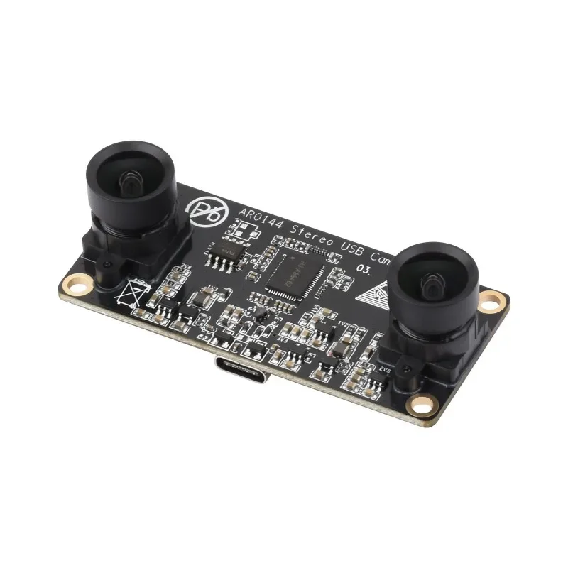 VoltSAR0144 2MP Stereo USB Camera Module AR0144 Sensor Chip Synchronized Same-frame Output, 52mm Baseline