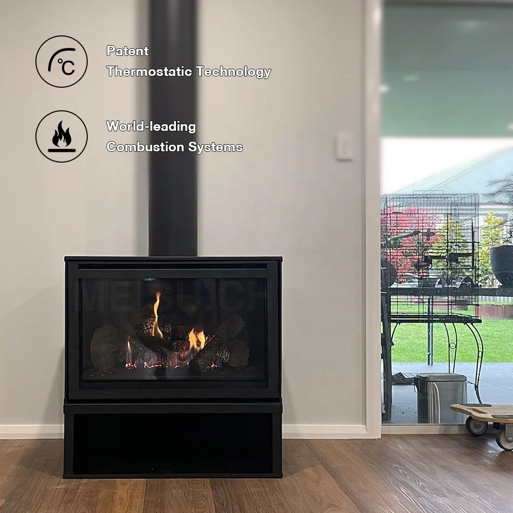 Propane Picture Heater Corner Gas Combustion Volcanic Stone Indoor Heater Burners Fireplace Gas Gas Fireplace