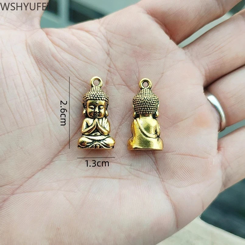 Northern Ancient Buddha Head Statue, 1pc metal Miniature Statue, Zen Home Interior Decoration, Southeast Asian Creative