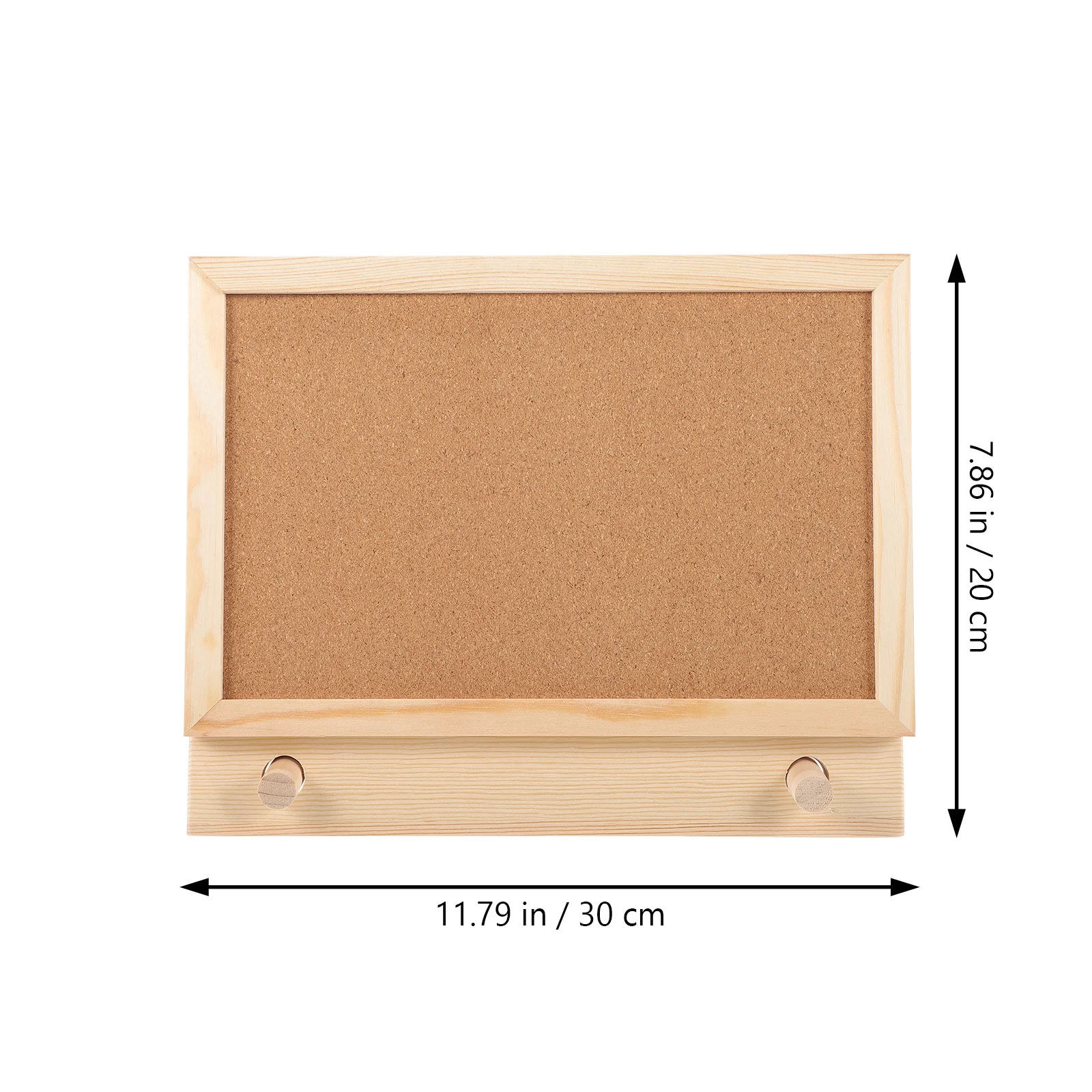 

s Desktop Notice Board 20x30cm Horizontal Wall mounted Photo Display Bulletin Memo Board for Office Pushpins Protection