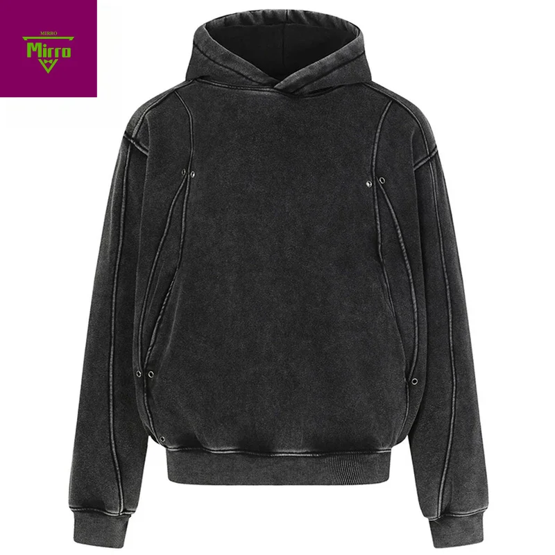 

【Mirrordust】autumn Vintage Oversized Hoodies Winter Plush Warm Hoodies Streetwear Harajuku Hip Hop Oversized Hooded sweatshirts