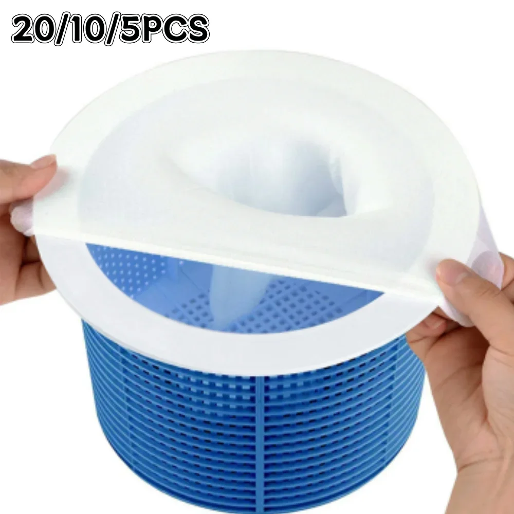 

5/10pcs Pool Skimmer Socks Household Perfect Savers Nylon Mesh Design for Filters Baskets Skimmers Swimming Pool Accessories