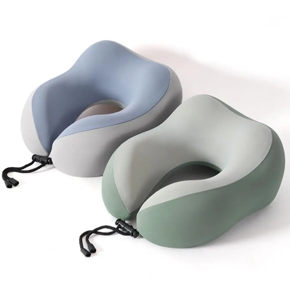 U-shaped Travel Pillow Pillow with Removable Pillowcase U Shaped Memory Foam Travel Pillow Neck Support Cushion with for Planes
