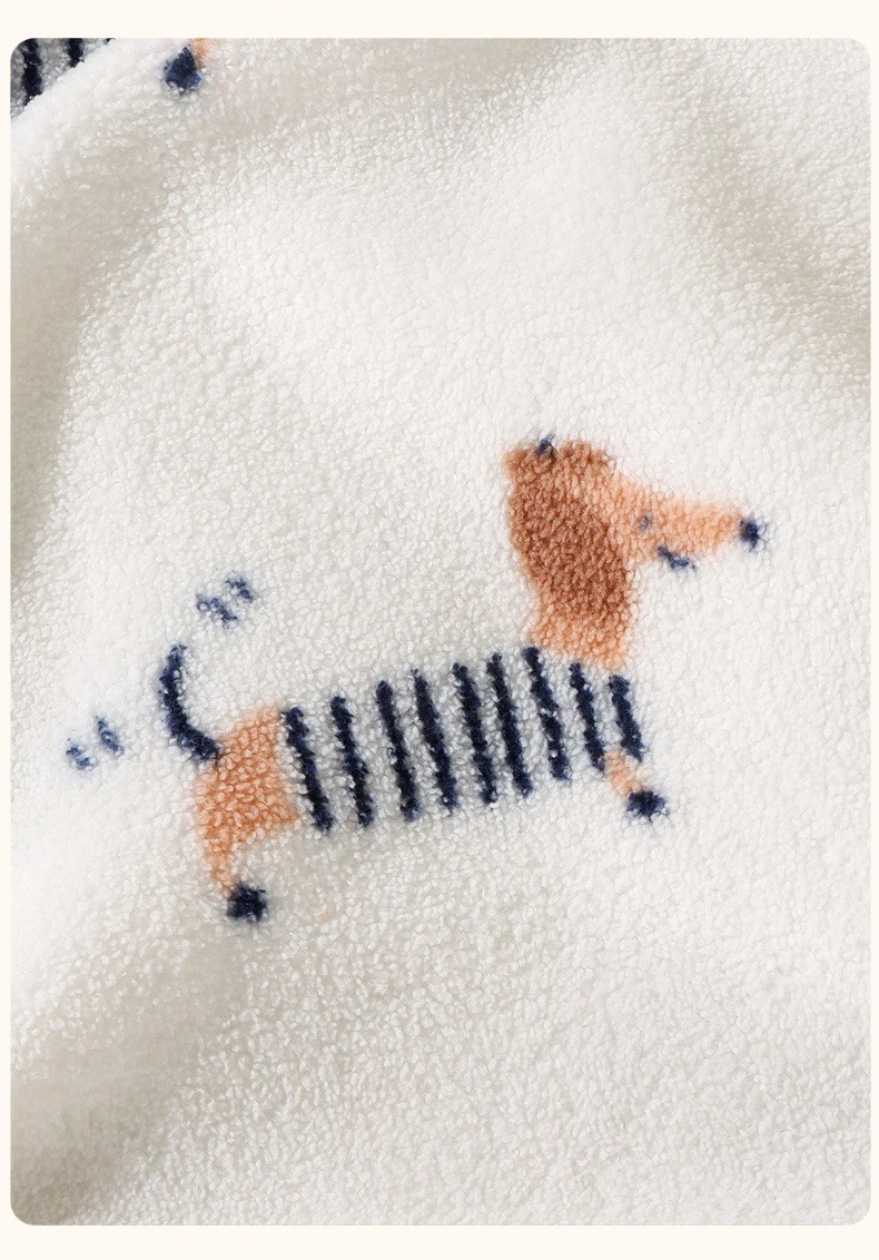 Ircomll Kinder-Set aus Flanell-Mantel und -Hose – Herbst-Frühling-Kleinkind-Oberbekleidung, Unisex-Homewear, 1–10 Jahre, Jungen- und Mädchen-Kleidungsanzug – Detail 3
