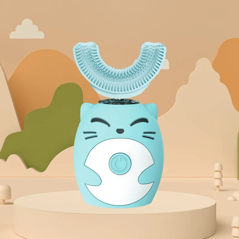 Зубная щетка Kids U-образная Sonic Smart Ультразвуковая зубная щетка Ступеньки Отбеливание зубов