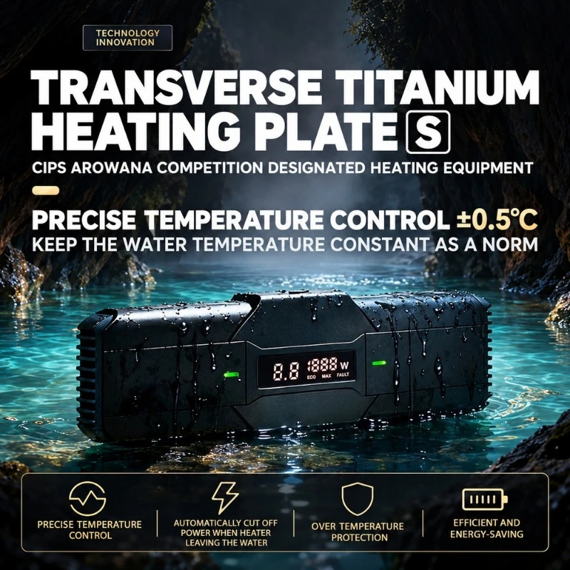 Intelligent Submersible Aquarium Variable Frequency Explosion-proof Thermostat Fish Tank Water Heater Fast Delivery