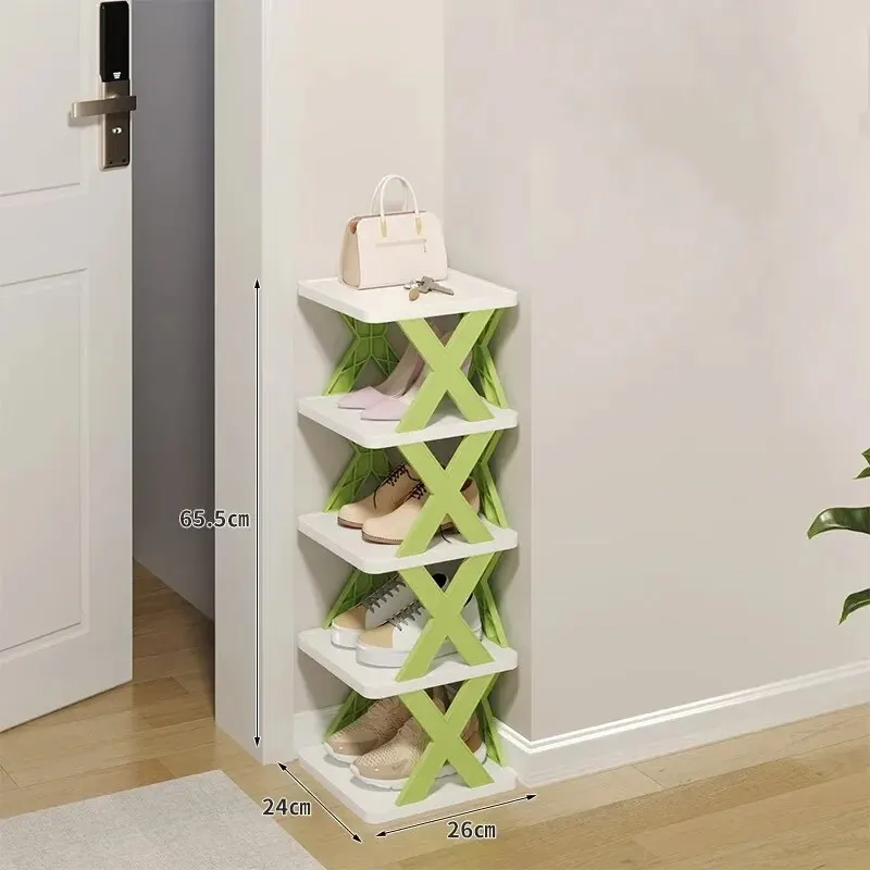 5-laags nieuw eenvoudig schoenenrek Multi-opvouwbaar ruimtebesparend DIY Home Organizer Multifunctioneel economisch opslagschoenenrek