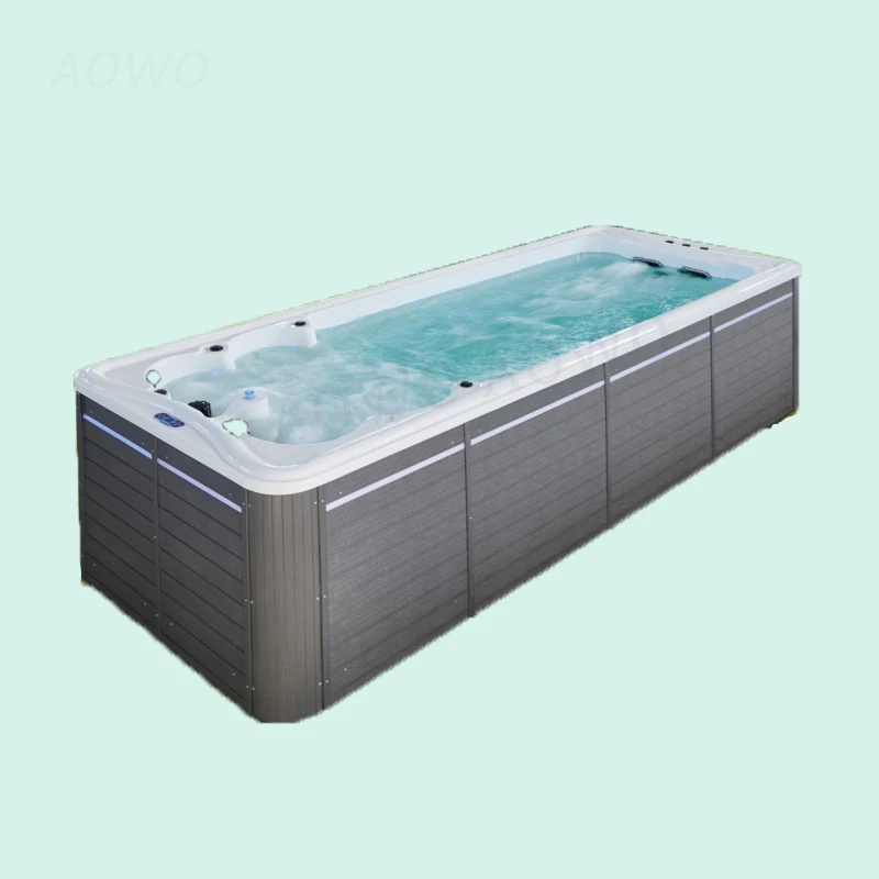 Factory Bath Tub  Price 5.8m Swim Spa  Jaquzi  Outdoor Hot Tub Spa Jacozi Endless Swimming Pool