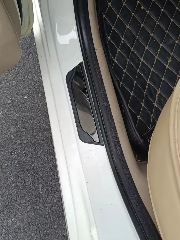 For Renault Kadjar 2015 2016 2017-2024 2025 Auto Door Sill 3d Kick Scuff Plate Protector Guard Pedal Car Styling Parts Supplies