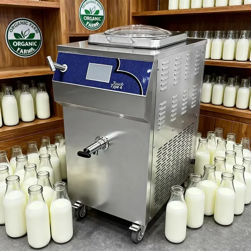100L H Three in One Batch Pasteurization Cheese Machine Automatic UHT Milk Homogenizer with Cooling System Pasteurizer