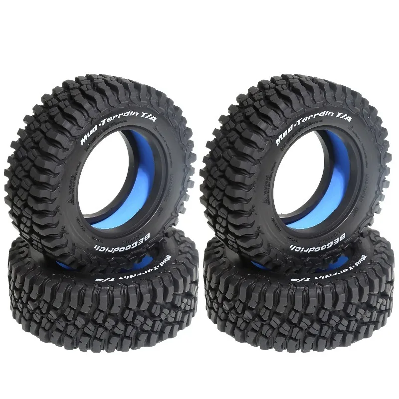 4pcs 1.9 Inch Rubber Tyre 90mm For 1/12 Crawler Car Mjx H12y+ 1/10 Axial Scx10 Tamiya Cc01 D90 D10 Hsp Hpi Wltoy Tamiya