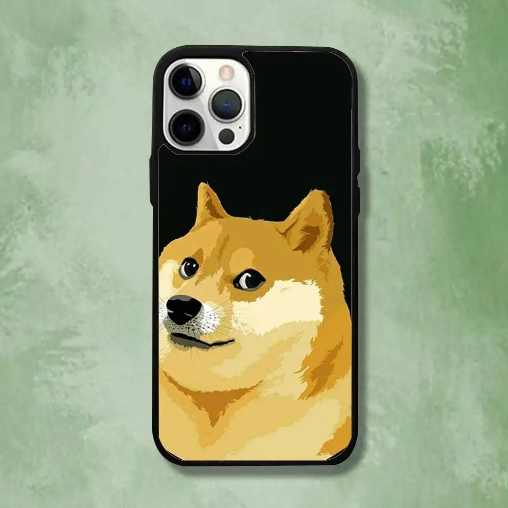 Urocze etui na telefon z motywem psa Cheems dla iPhone 16, 15, 14, 13, 12, 11, Pro, Max, Plus, Mini, SE4, E, magnetyczne, kompatybilne z bezprzewodowym ładowaniem Magsafe