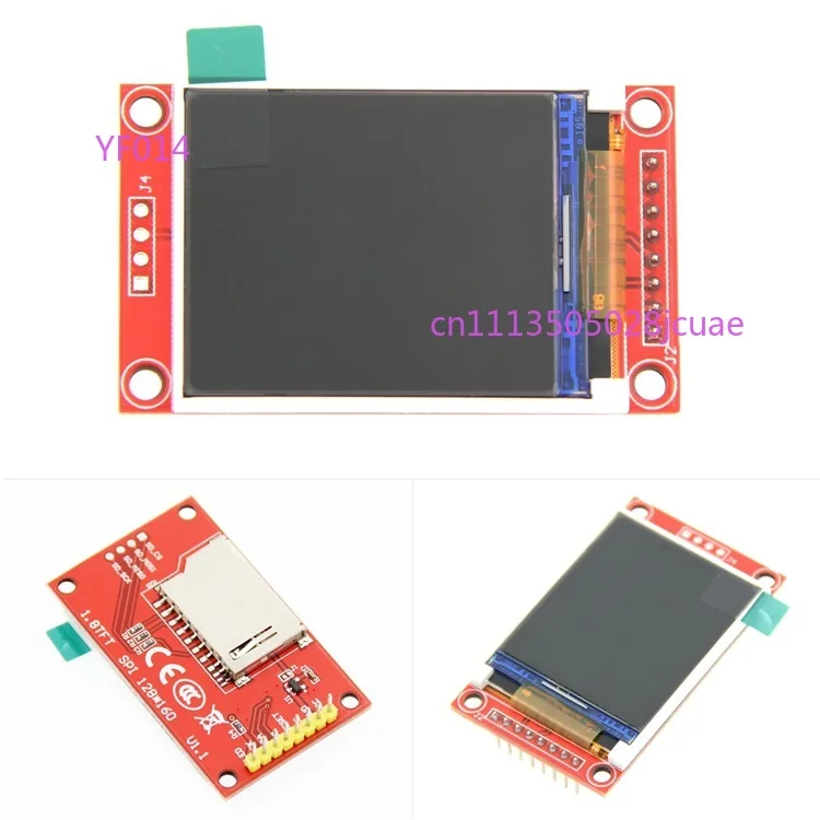 3PCS 1.8 Inch TFT LCD Color Screen Module SPI Serial Interface, Only 4 IO Ports Required
