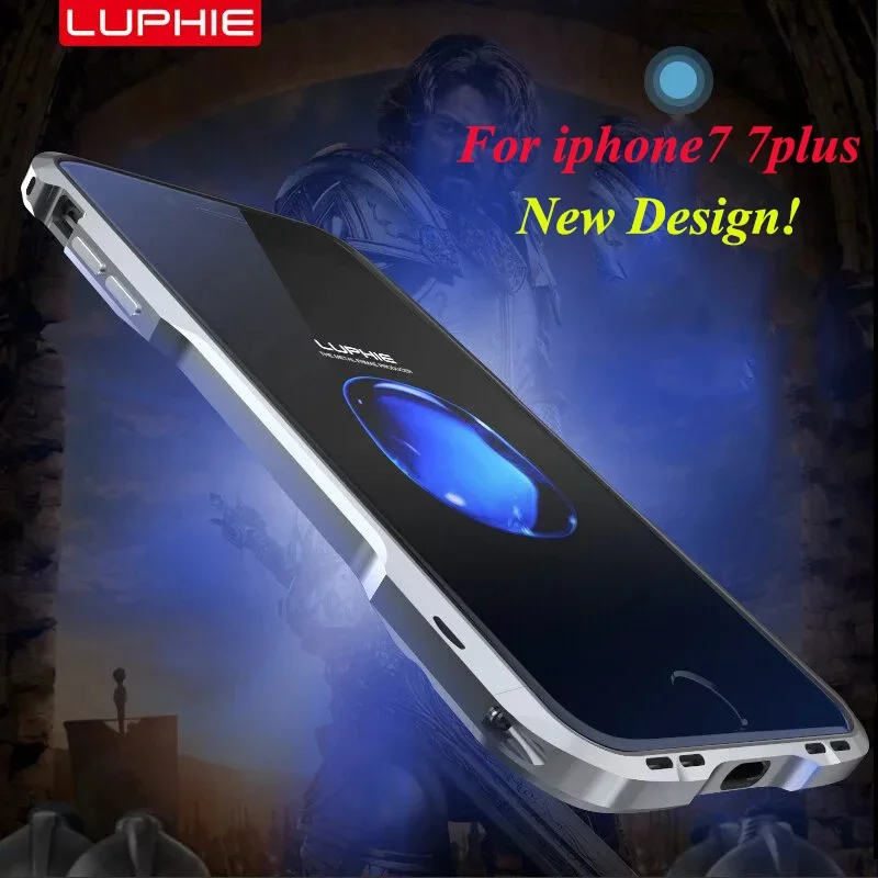 New! For IPhone 15 Pro Max 12 13 14 Pro Max Plus Mini 15Promax 14Pro 13Pro 15Pro Case Aluminum Metal Bumper Shockproof Cover