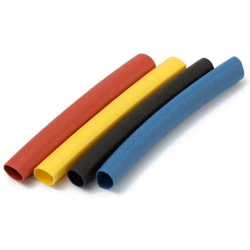 Горячий TTKK 1 комплект кабельных термоусадочных трубок, трубка с проволочной обмоткой 2:1 и 1 комплект вилок типа «банан», открытые винтовые заглушки, разъем аудиоразъема