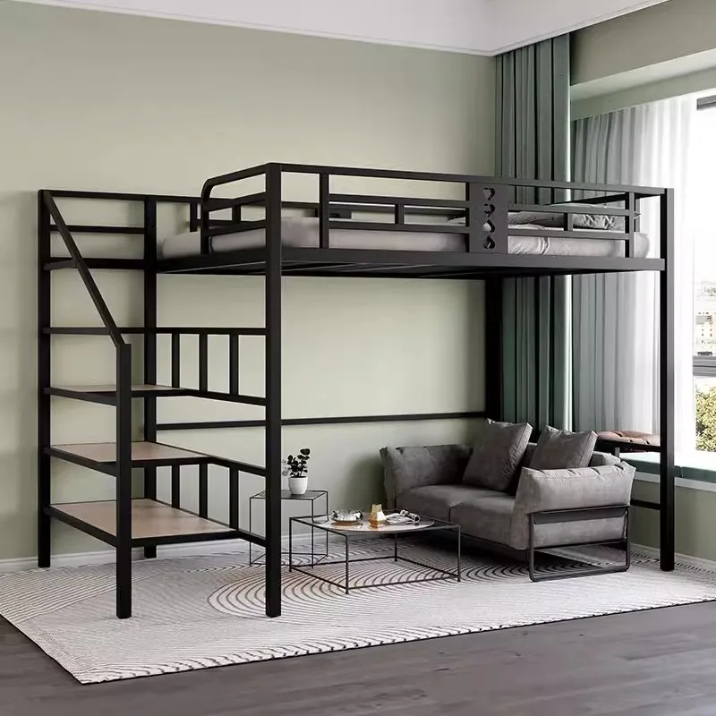 Bed and table multifunctional loft apartment loft space saving bunk bunk