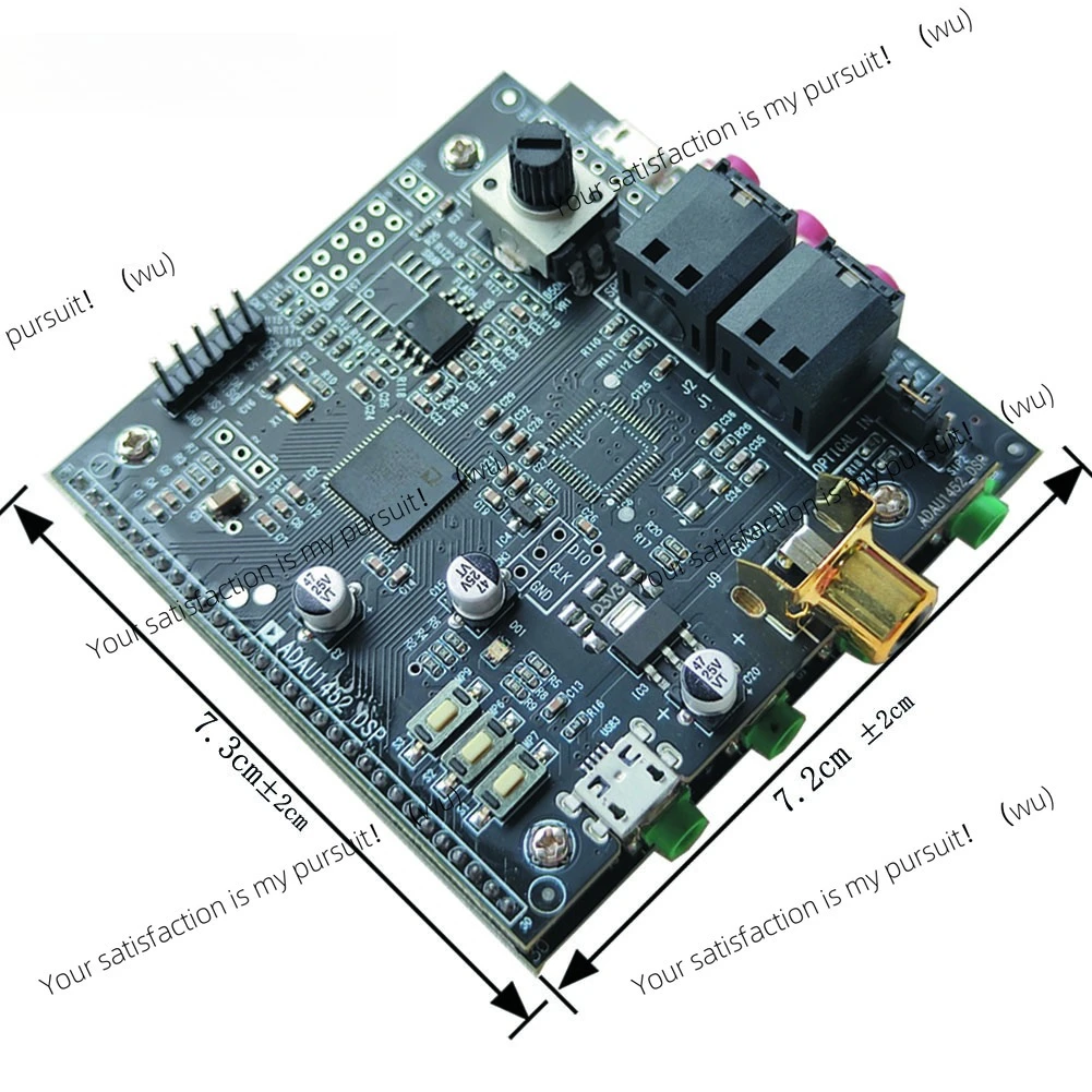 Suitable for 6 input 8 output decoding board, audio and video development board ADAU1452 DSP CS42448 audio module