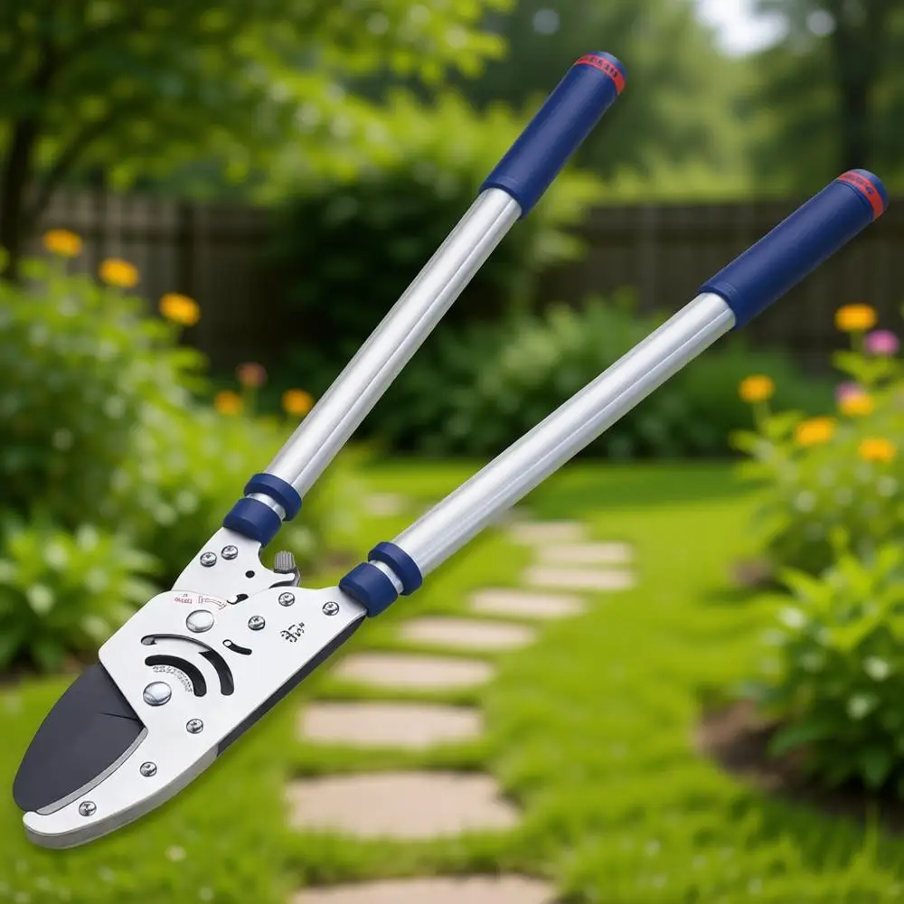 

Heavy-Duty Ratchet Anvil Loppers with 40.5 Long Handles for Thick, Hard-to-Reach Branches and Powerful Ratcheting Action