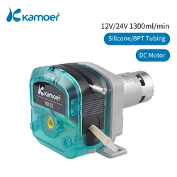 Kamoer-bomba peristáltica de alto flujo tipo L KKDD, Motor de CC de 12V y 24V, transmisión de engranajes, bomba autocebante para transferencia de líquido